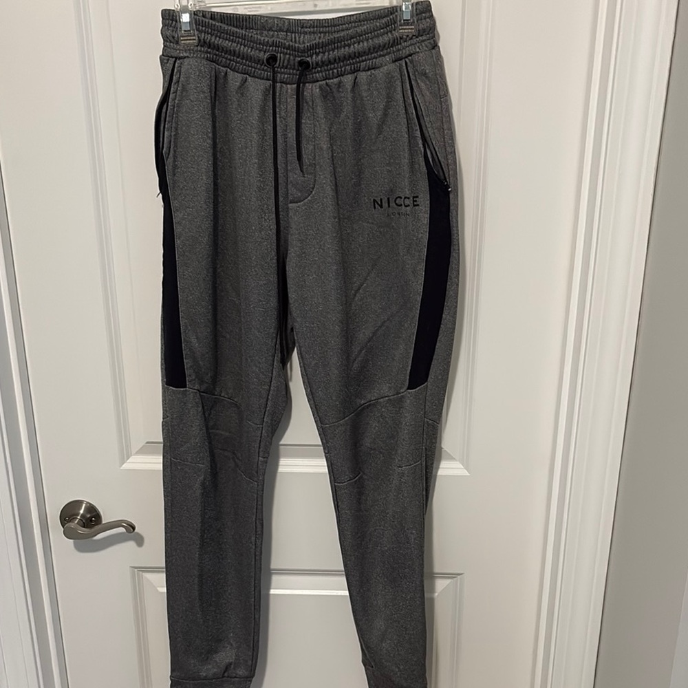 Nicce Gray Sweatpants Relaxed Fit